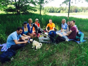 Picknick Sommerwanderung