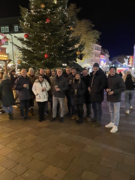 Gruppenbild Weihnachtsmarktbesuch